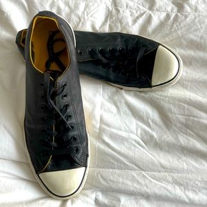 Leather converse